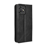 Custodia per telefono in pelle con trama retrò con fibbia magnetica, For Oukitel C53, For Oukitel C50, For Oukitel C37, For Oukitel C51, For Oukitel C38, For Oukitel C35 / C36