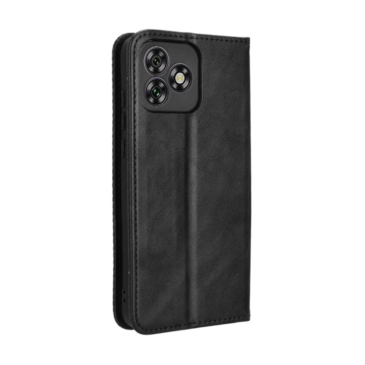 Custodia per telefono in pelle con trama retrò con fibbia magnetica, For Oukitel C53, For Oukitel C50, For Oukitel C37, For Oukitel C51, For Oukitel C38, For Oukitel C35 / C36