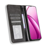 Custodia per telefono in pelle con trama retrò con fibbia magnetica, For Oukitel C53, For Oukitel C50, For Oukitel C37, For Oukitel C51, For Oukitel C38, For Oukitel C35 / C36