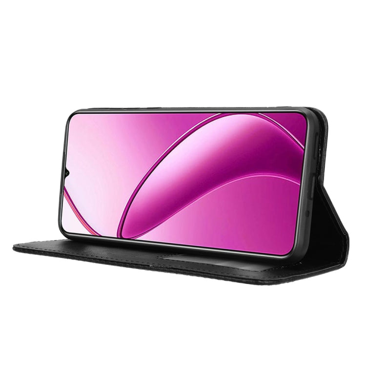Custodia per telefono in pelle con trama retrò con fibbia magnetica, For Oukitel C53, For Oukitel C50, For Oukitel C37, For Oukitel C51, For Oukitel C38, For Oukitel C35 / C36