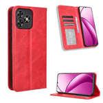 Custodia per telefono in pelle con trama retrò con fibbia magnetica, For Oukitel C53, For Oukitel C50, For Oukitel C37, For Oukitel C51, For Oukitel C38, For Oukitel C35 / C36