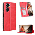 Custodia per telefono in pelle con trama retrò con fibbia magnetica, For Oukitel C1 / C1 Pro, For Oukitel C60 / C60 Pro, For Oukitel C65 / C65 Pro, For Oukitel C61 / C61 Pro, For Oukitel C58 / C58 Pro, For Oukitel C57S