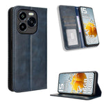 Custodia per telefono in pelle con trama retrò con fibbia magnetica, For Oukitel C1 / C1 Pro, For Oukitel C60 / C60 Pro, For Oukitel C65 / C65 Pro, For Oukitel C61 / C61 Pro, For Oukitel C58 / C58 Pro, For Oukitel C57S