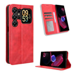 Custodia per telefono in pelle con trama retrò con fibbia magnetica, For Oukitel C17 4G 2026, For Oukitel C26, For Oukitel C68, For Oukitel C62 / C62 Pro, For Oukitel C69, For Oukitel C59 / C59 Pro