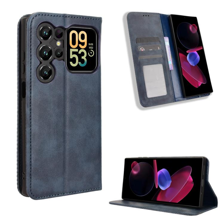 Custodia per telefono in pelle con trama retrò con fibbia magnetica, For Oukitel C17 4G 2026, For Oukitel C26, For Oukitel C68, For Oukitel C62 / C62 Pro, For Oukitel C69, For Oukitel C59 / C59 Pro