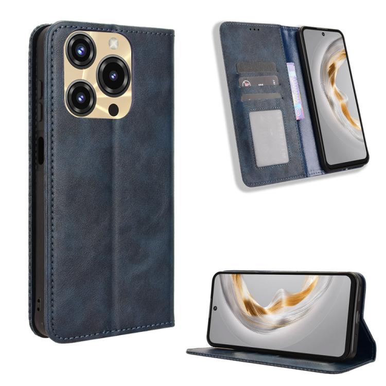 Custodia per telefono in pelle con trama retrò con fibbia magnetica, For Oukitel C17 4G 2026, For Oukitel C26, For Oukitel C68, For Oukitel C62 / C62 Pro, For Oukitel C69, For Oukitel C59 / C59 Pro
