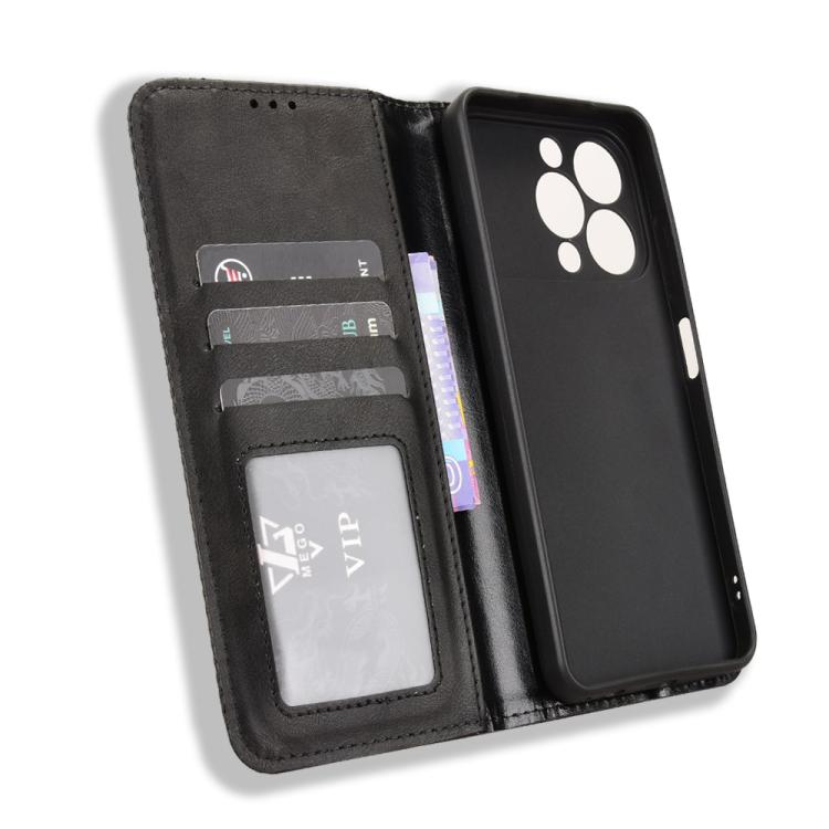 Custodia per telefono in pelle con trama retrò con fibbia magnetica, For Oukitel C17 4G 2026, For Oukitel C26, For Oukitel C68, For Oukitel C62 / C62 Pro, For Oukitel C69, For Oukitel C59 / C59 Pro