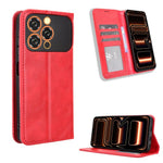 Custodia per telefono in pelle con trama retrò con fibbia magnetica, For Oukitel C17 4G 2026, For Oukitel C26, For Oukitel C68, For Oukitel C62 / C62 Pro, For Oukitel C69, For Oukitel C59 / C59 Pro
