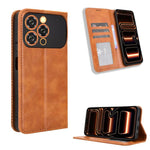 Custodia per telefono in pelle con trama retrò con fibbia magnetica, For Oukitel C17 4G 2026, For Oukitel C26, For Oukitel C68, For Oukitel C62 / C62 Pro, For Oukitel C69, For Oukitel C59 / C59 Pro