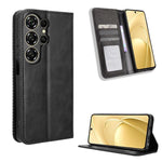 Custodia per telefono in pelle con trama retrò con fibbia magnetica, For Oukitel C17 4G 2026, For Oukitel C26, For Oukitel C68, For Oukitel C62 / C62 Pro, For Oukitel C69, For Oukitel C59 / C59 Pro