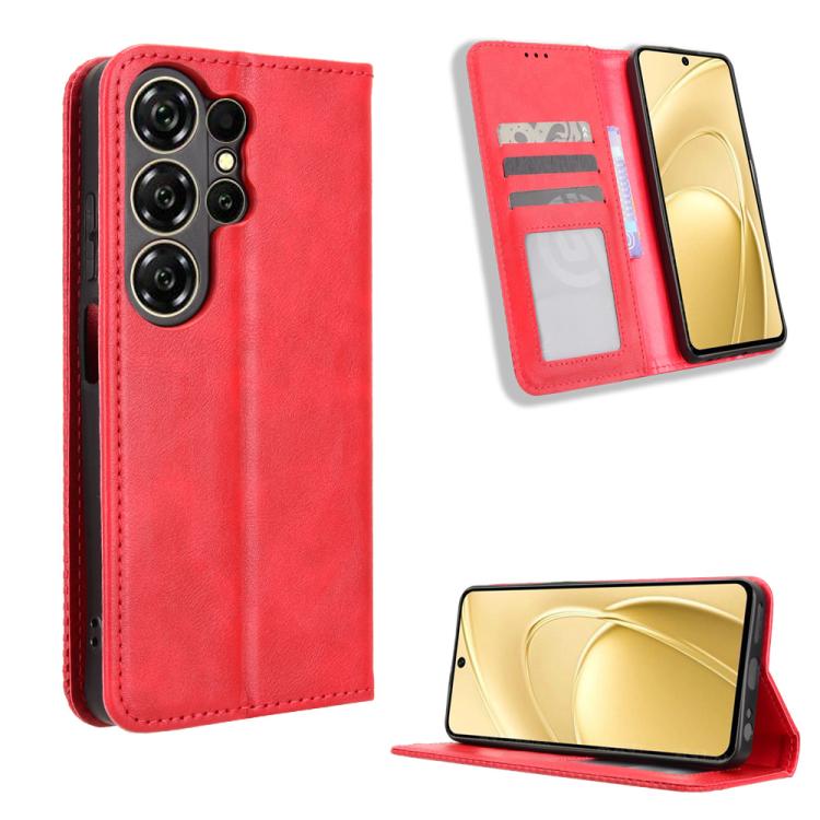 Custodia per telefono in pelle con trama retrò con fibbia magnetica, For Oukitel C17 4G 2026, For Oukitel C26, For Oukitel C68, For Oukitel C62 / C62 Pro, For Oukitel C69, For Oukitel C59 / C59 Pro