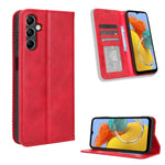 Custodia portafoglio in pelle con fibbia magnetica per smartphone