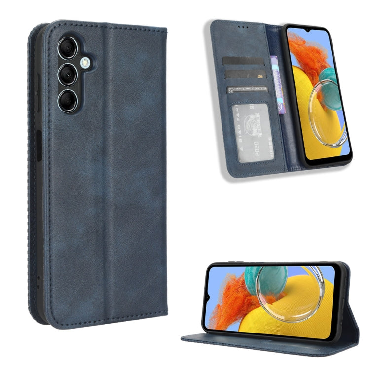 Custodia portafoglio in pelle con fibbia magnetica per smartphone