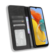 Custodia portafoglio in pelle con fibbia magnetica per Samsung Ga
