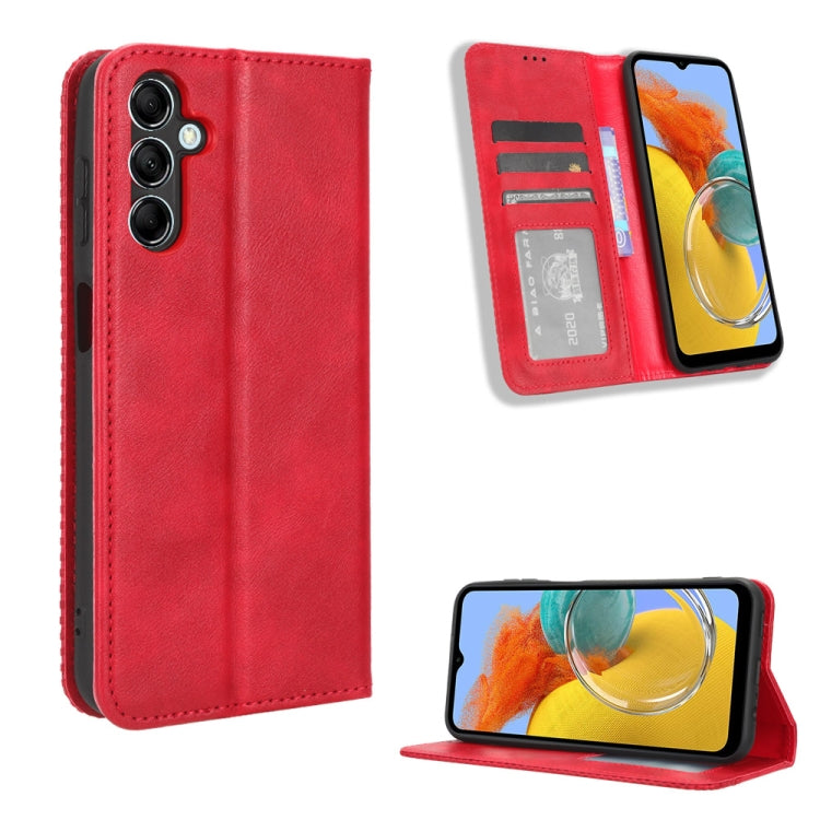 Custodia portafoglio in pelle con fibbia magnetica per smartphone