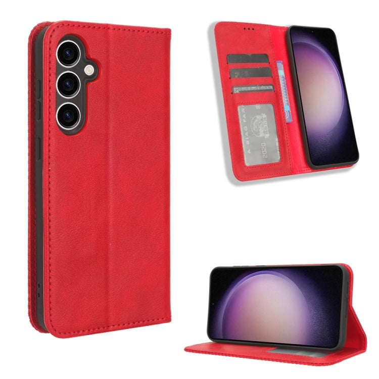 Custodia portafoglio in pelle con fibbia magnetica per smartphone