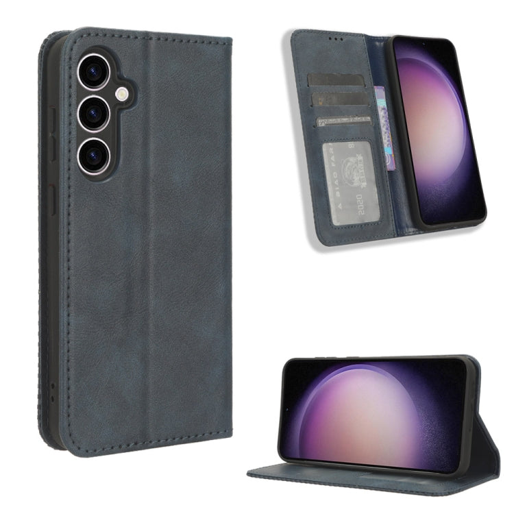 Custodia portafoglio in pelle con fibbia magnetica per smartphone