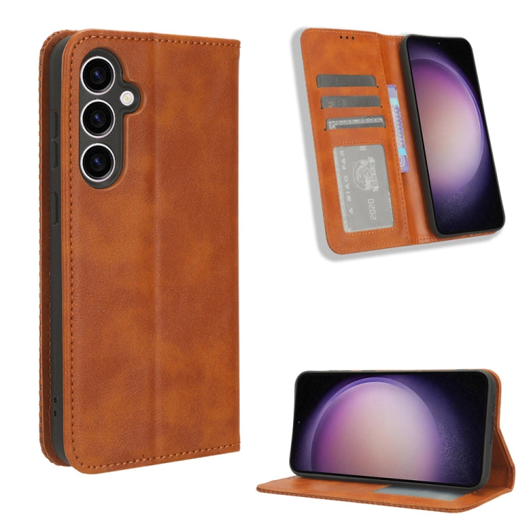 Custodia portafoglio in pelle con fibbia magnetica per smartphone