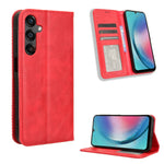 Custodia portafoglio in pelle con fibbia magnetica per smartphone