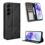 Custodia portafoglio in pelle con fibbia magnetica per smartphone