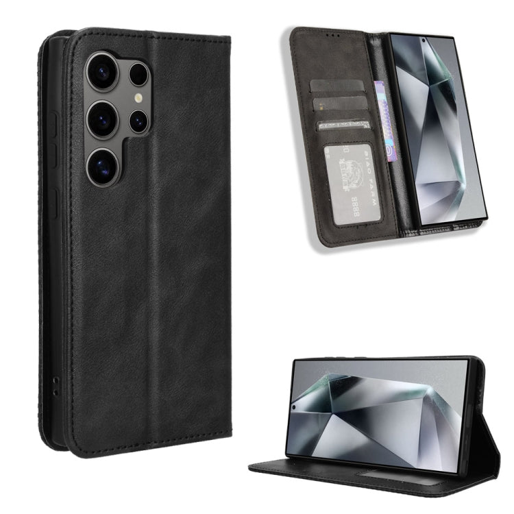 Custodia portafoglio in pelle con fibbia magnetica per Samsung