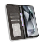 Custodia portafoglio in pelle con fibbia magnetica Samsung
