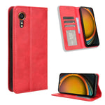 Custodia portafoglio in pelle con fibbia magnetica per smartphone