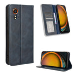 Custodia portafoglio in pelle con fibbia magnetica per smartphone