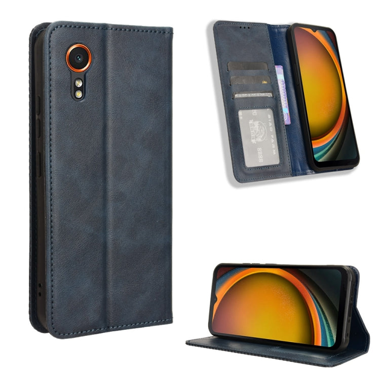 Custodia portafoglio in pelle con fibbia magnetica per smartphone