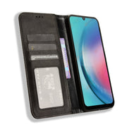Custodia portafoglio in pelle con fibbia magnetica per Samsung Ga