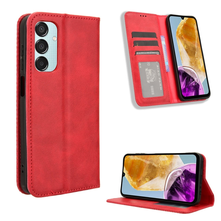 Custodia portafoglio in pelle con fibbia magnetica per smartphone