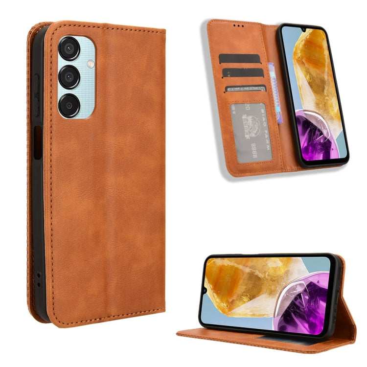 Custodia portafoglio in pelle con fibbia magnetica per smartphone