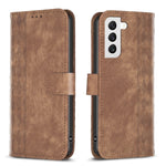 Custodia portafoglio in pelle goffrata per Samsung Galaxy S23 Ult