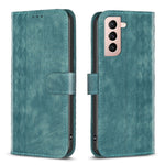 Custodia portafoglio in pelle goffrata per Samsung Galaxy S22 Ult