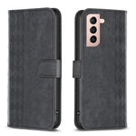 Custodia portafoglio in pelle goffrata per Samsung Galaxy S22 Ult