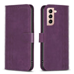 Custodia portafoglio in pelle goffrata per Samsung Galaxy S22 Ult