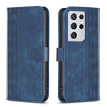 Custodia portafoglio in pelle goffrata per Samsung Galaxy S22 Ult