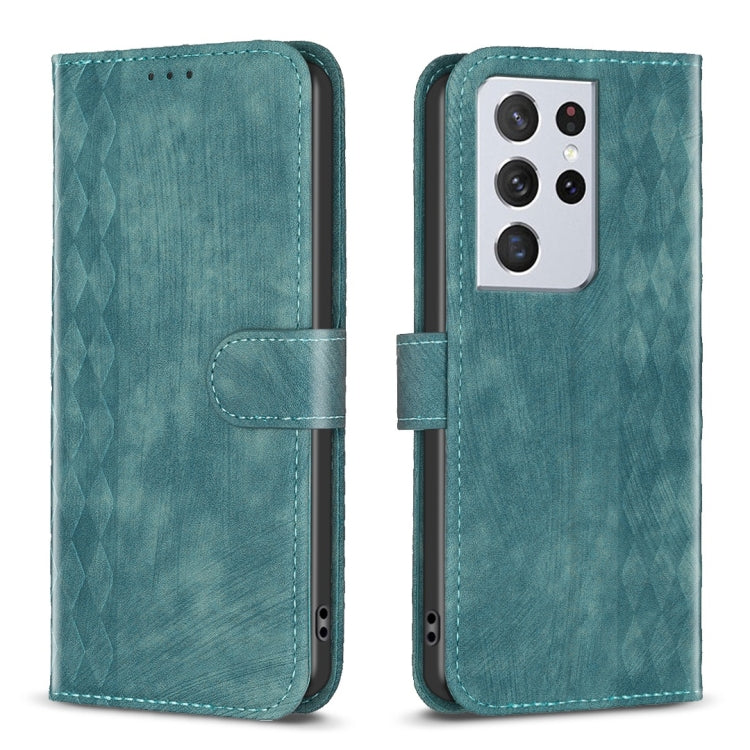 Custodia portafoglio in pelle goffrata per Samsung Galaxy S22 Ult