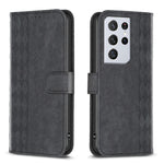 Custodia portafoglio in pelle goffrata per Samsung Galaxy S22 Ult