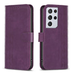 Custodia portafoglio in pelle goffrata per Samsung Galaxy S22 Ult