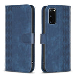 Custodia portafoglio in pelle goffrata per Samsung Galaxy S20 FE