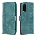 Custodia portafoglio in pelle goffrata per Samsung Galaxy S20 FE