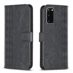 Custodia portafoglio in pelle goffrata per Samsung Galaxy S20 FE