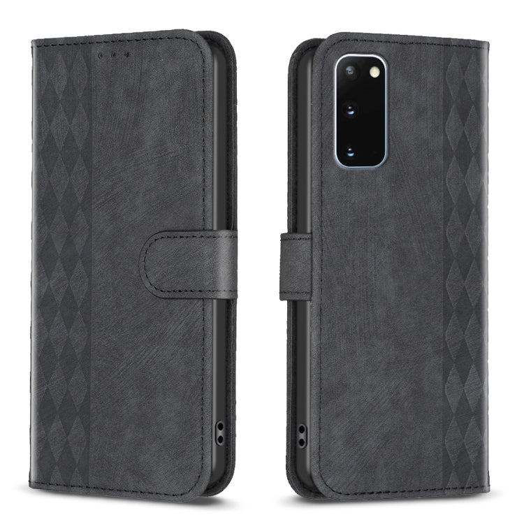 Custodia portafoglio in pelle goffrata per Samsung Galaxy S20 FE