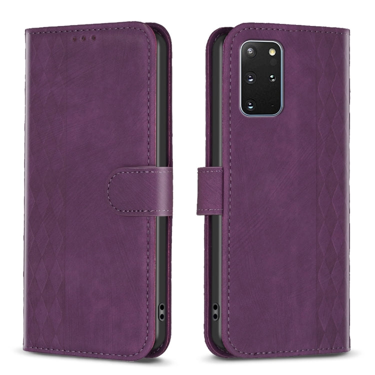 Custodia portafoglio in pelle goffrata per Samsung Galaxy S20 FE