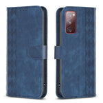 Custodia portafoglio in pelle goffrata per Samsung Galaxy S20 FE