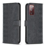 Custodia portafoglio in pelle goffrata per Samsung Galaxy S20 FE
