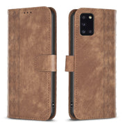 Custodia portafoglio in pelle goffrata per Samsung Galaxy A31