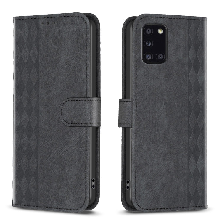 Custodia portafoglio in pelle goffrata per Samsung Galaxy A31