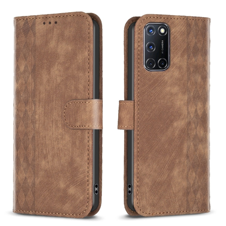 Custodia portafoglio in pelle goffrata per Samsung Galaxy A52/A53